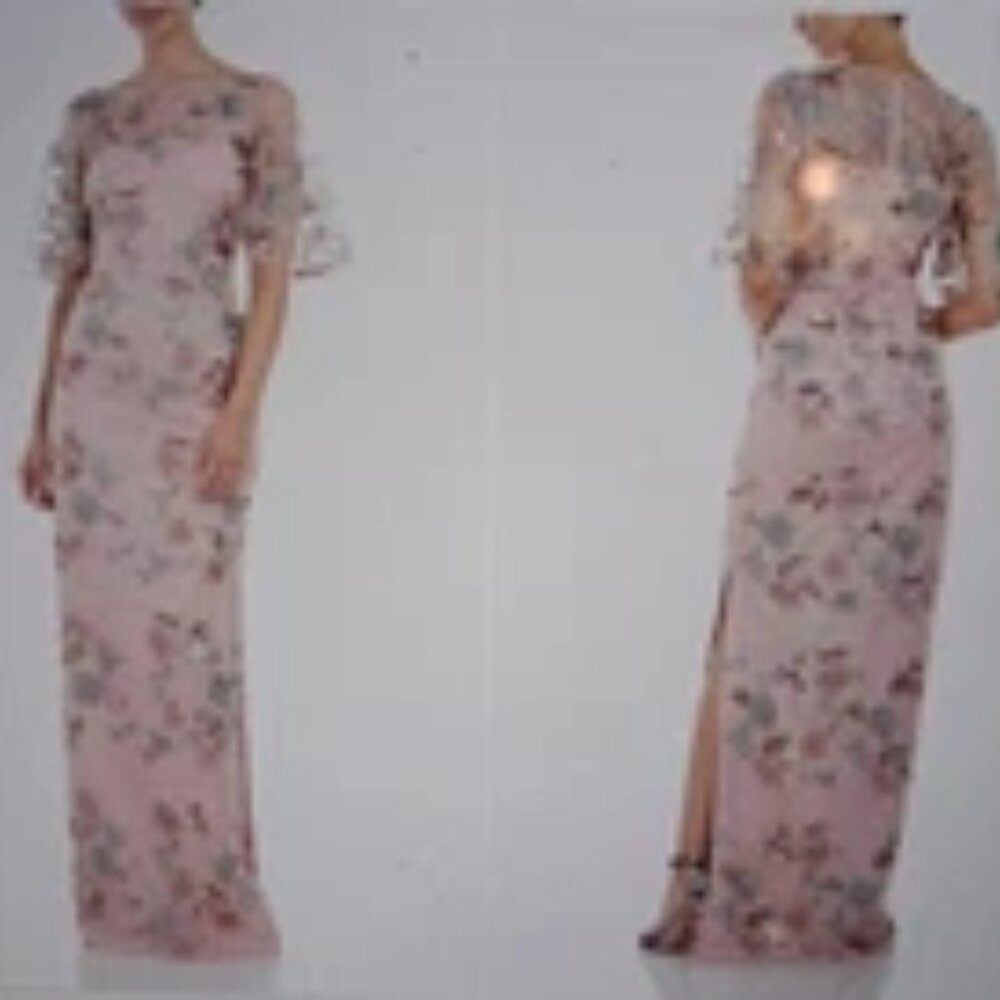 Js Collections Daphne Flutter Sleeve Column Sheat… - image 8